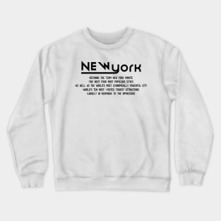 New York Crewneck Sweatshirt